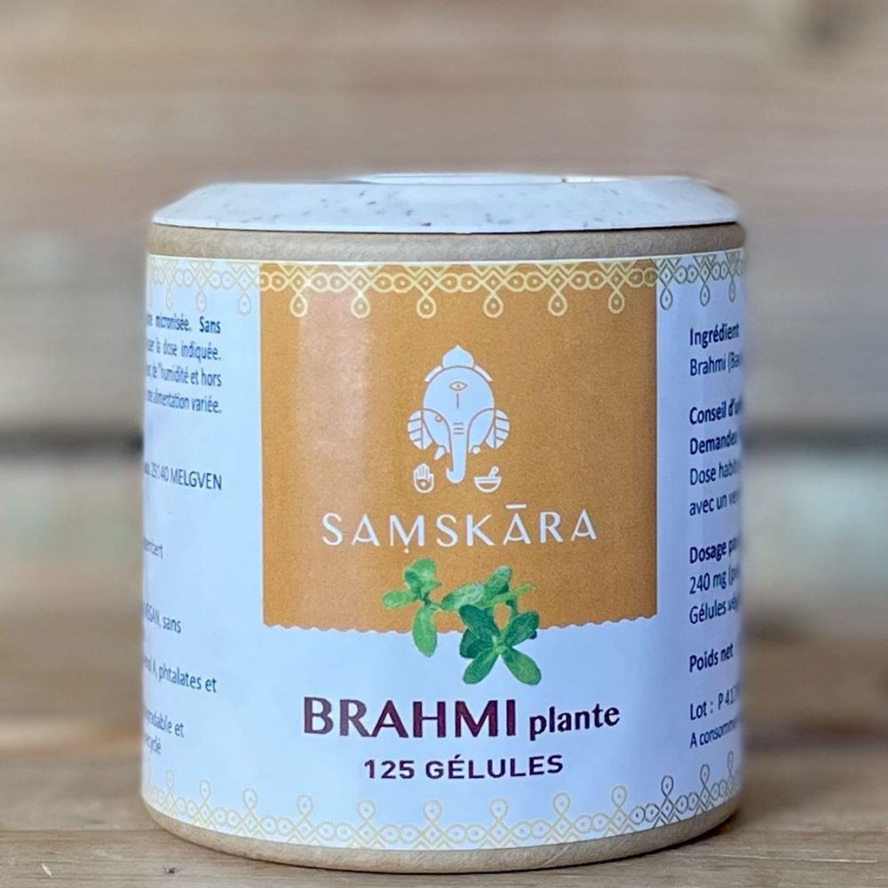 BRAHMI-PLANTE-125-GÉLULESASHWAGANDHA-125-GÉLULES SAMSKARA