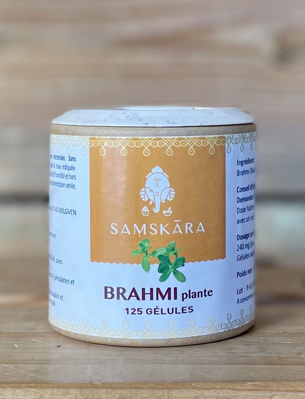 BRAHMI-PLANTE-125-GÉLULESASHWAGANDHA-125-GÉLULES SAMSKARA