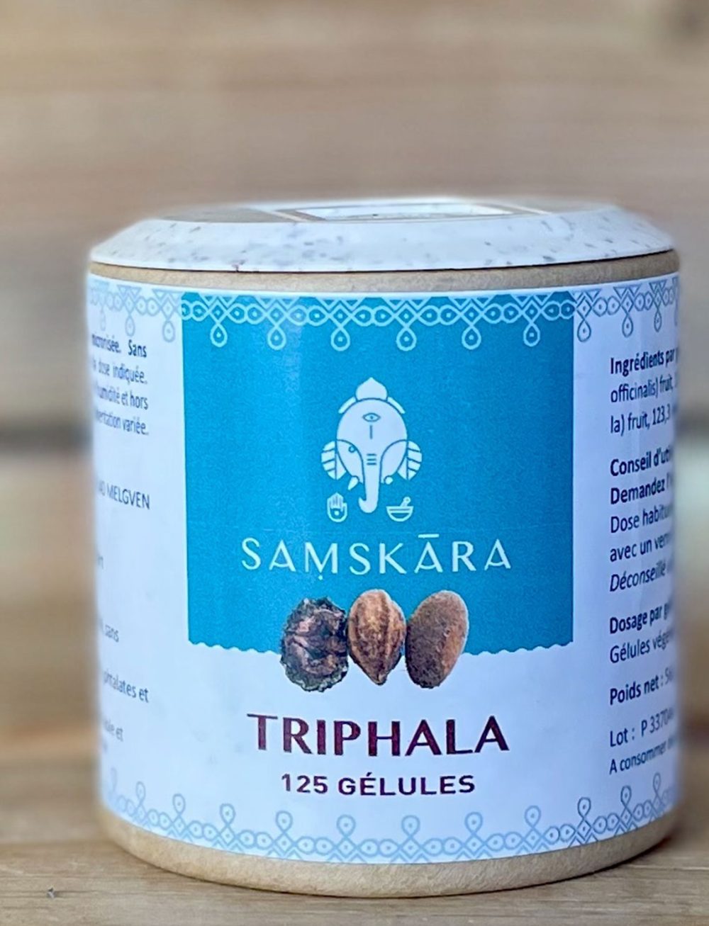 TRIPHALA-125-GÉLULES SAMSKARA