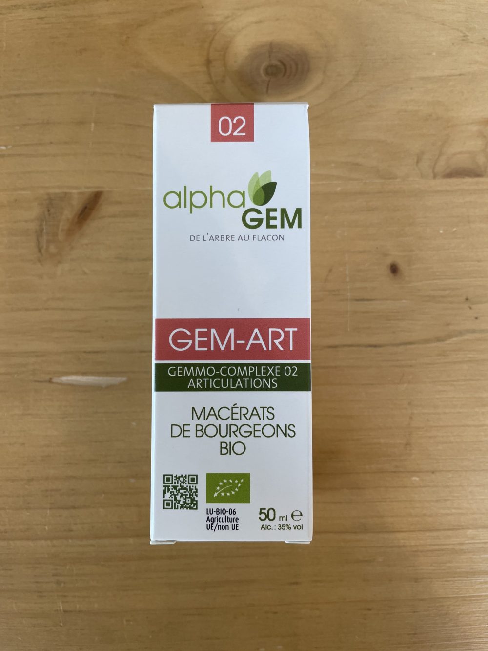 Articulation GEM-ART 50ml Alphagem Pause Nature