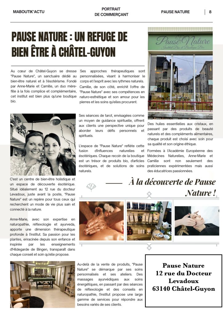 A propos Pause Nature Pause Nature Article Journal