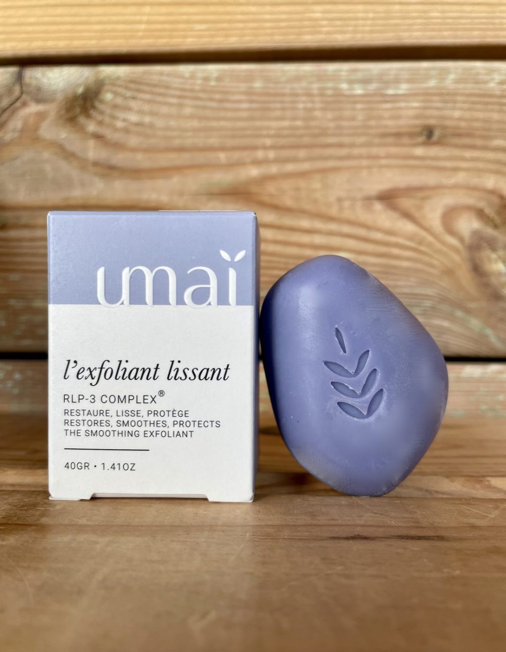 L’Exfoliant lissant solide UMAÏ 40gr Pause Nature