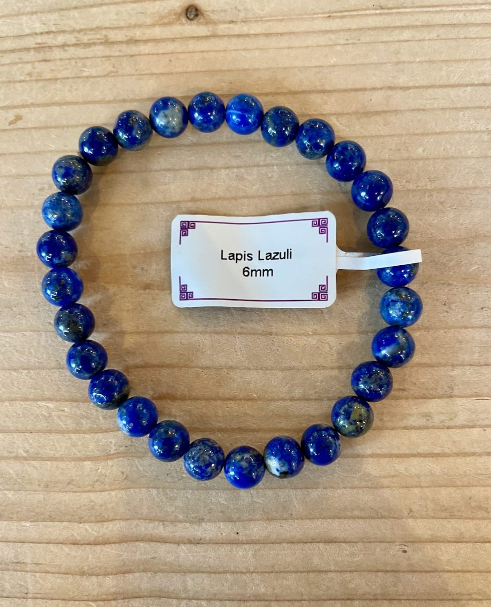Lapis Lazuli Bracelet 6 mm Pause Nature